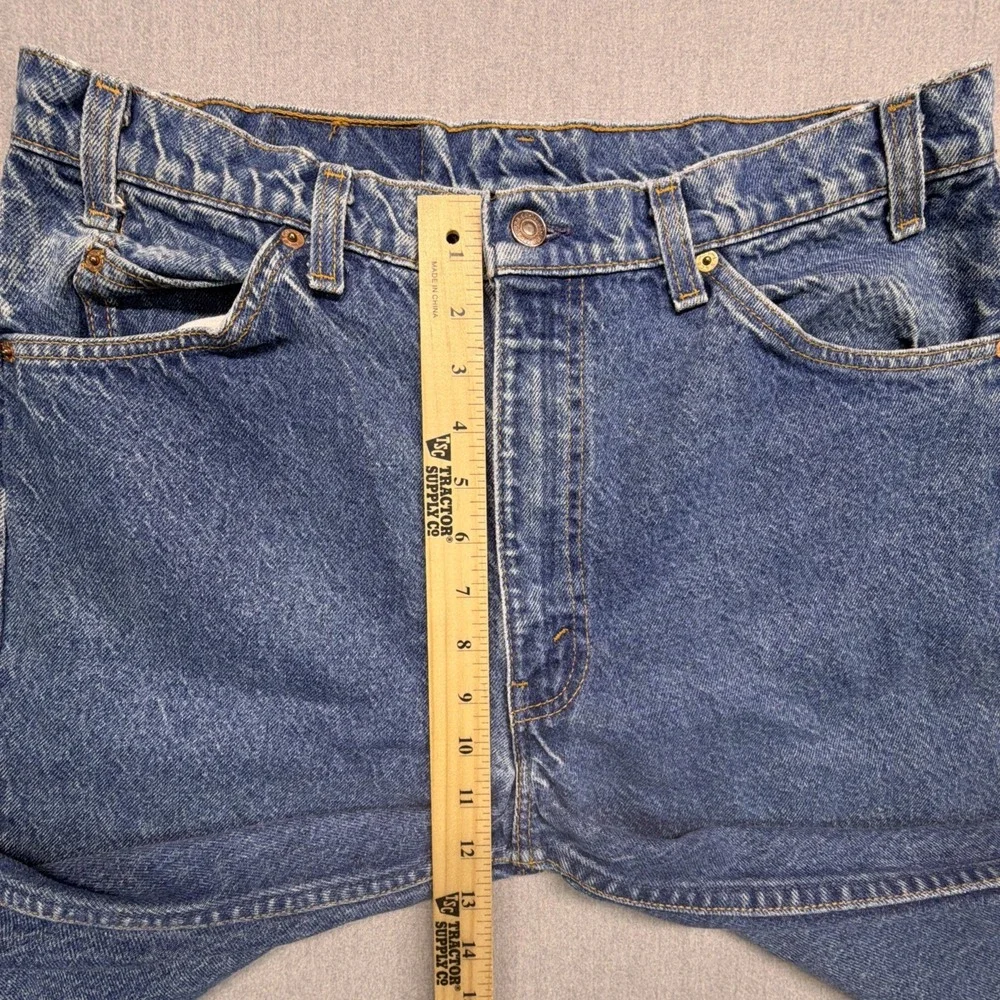 VTG Levi's 505 Orange Tab Straight Jeans Mens 36x34 (Fits 34x33) Made in USA